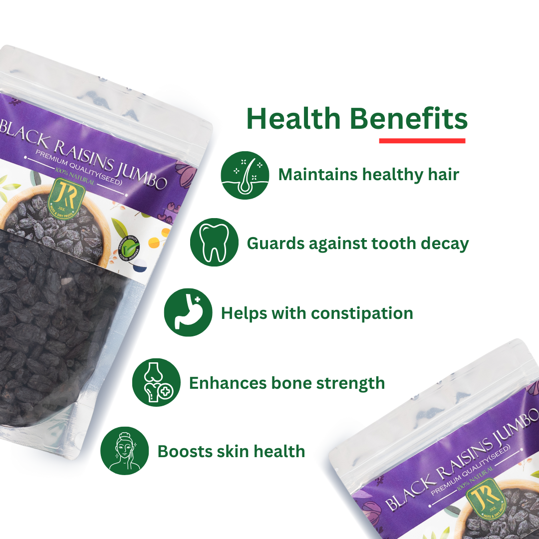 Black Raisins With Seeded