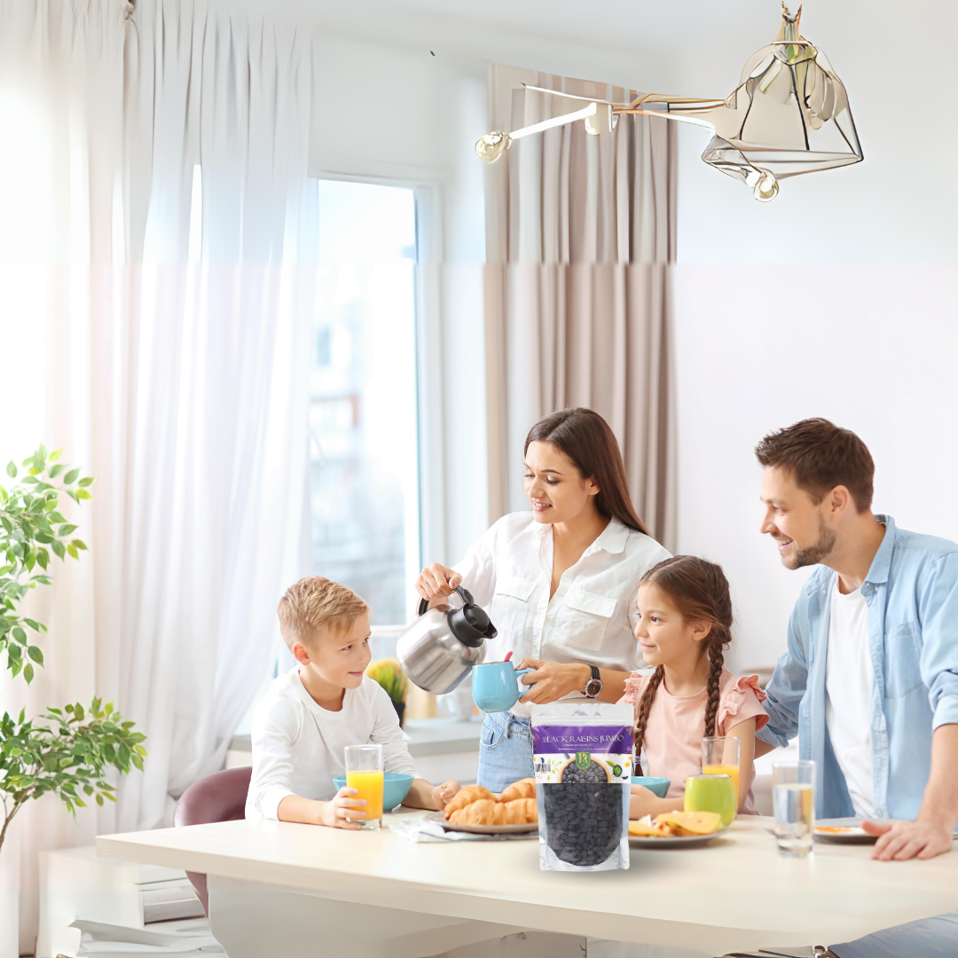 Use of Black Raisins with Seedless