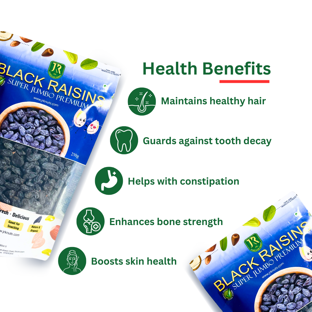 Black Raisins With Seeded Jumbo-250g