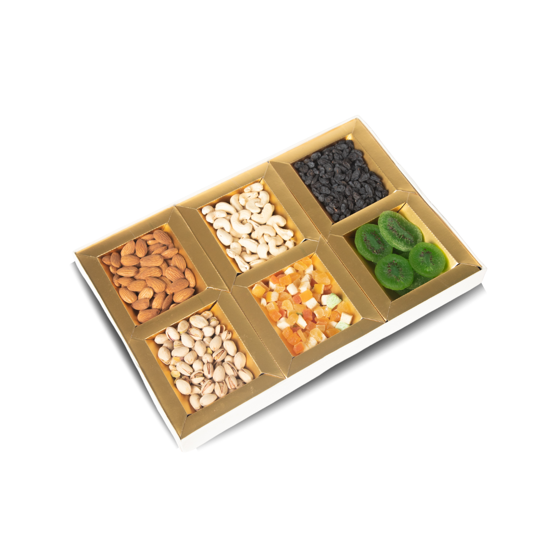 Exquisite Dry Fruit Gift Box-600g