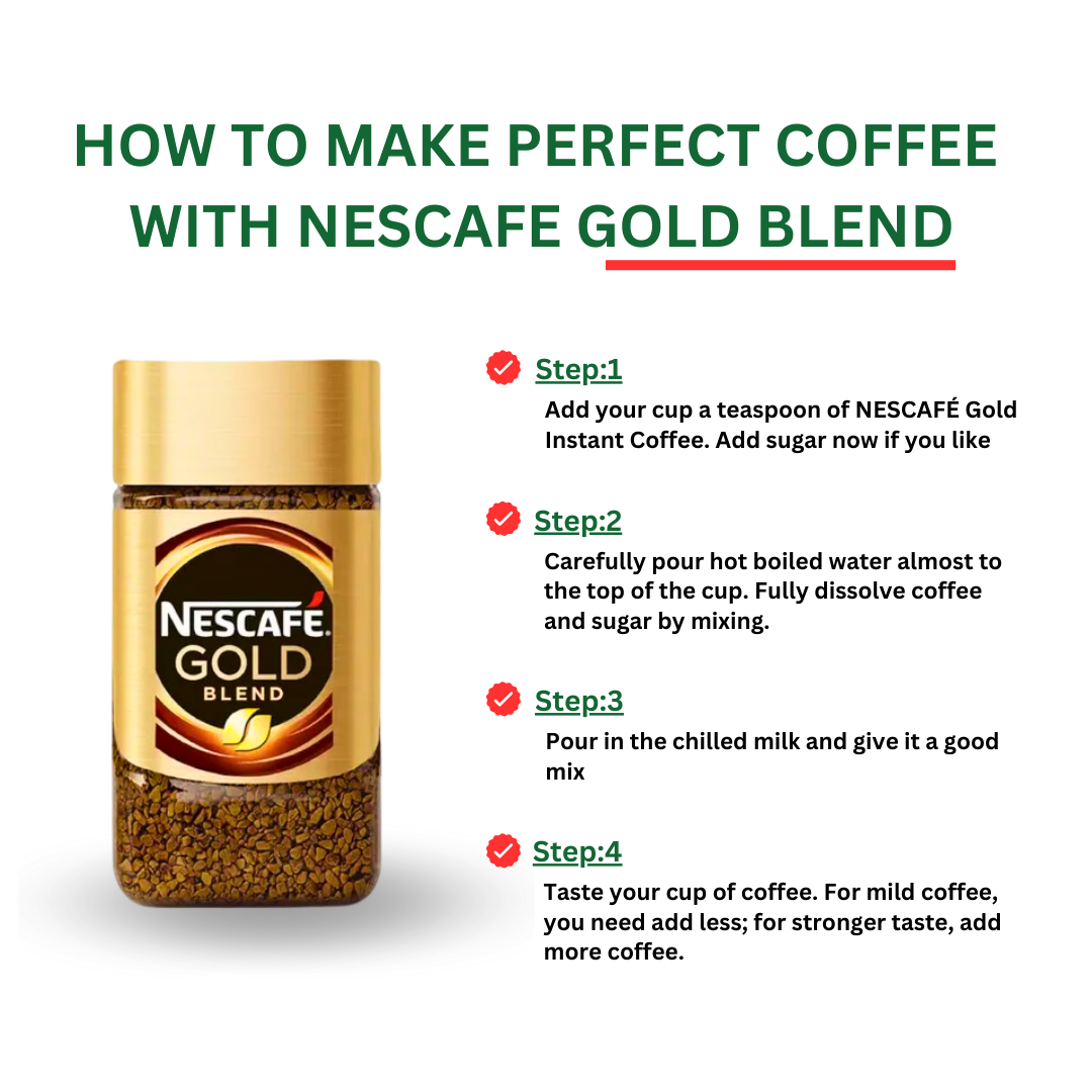 Make Perfect Nescafe Gold Blend Coffee